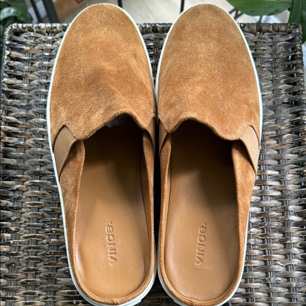 VINCE Carmel  Suede Slip-On Shoes - Picture 4 of 8